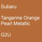 Preview: Subaru, Tangerine Orange Pearl Metallic, G2U.